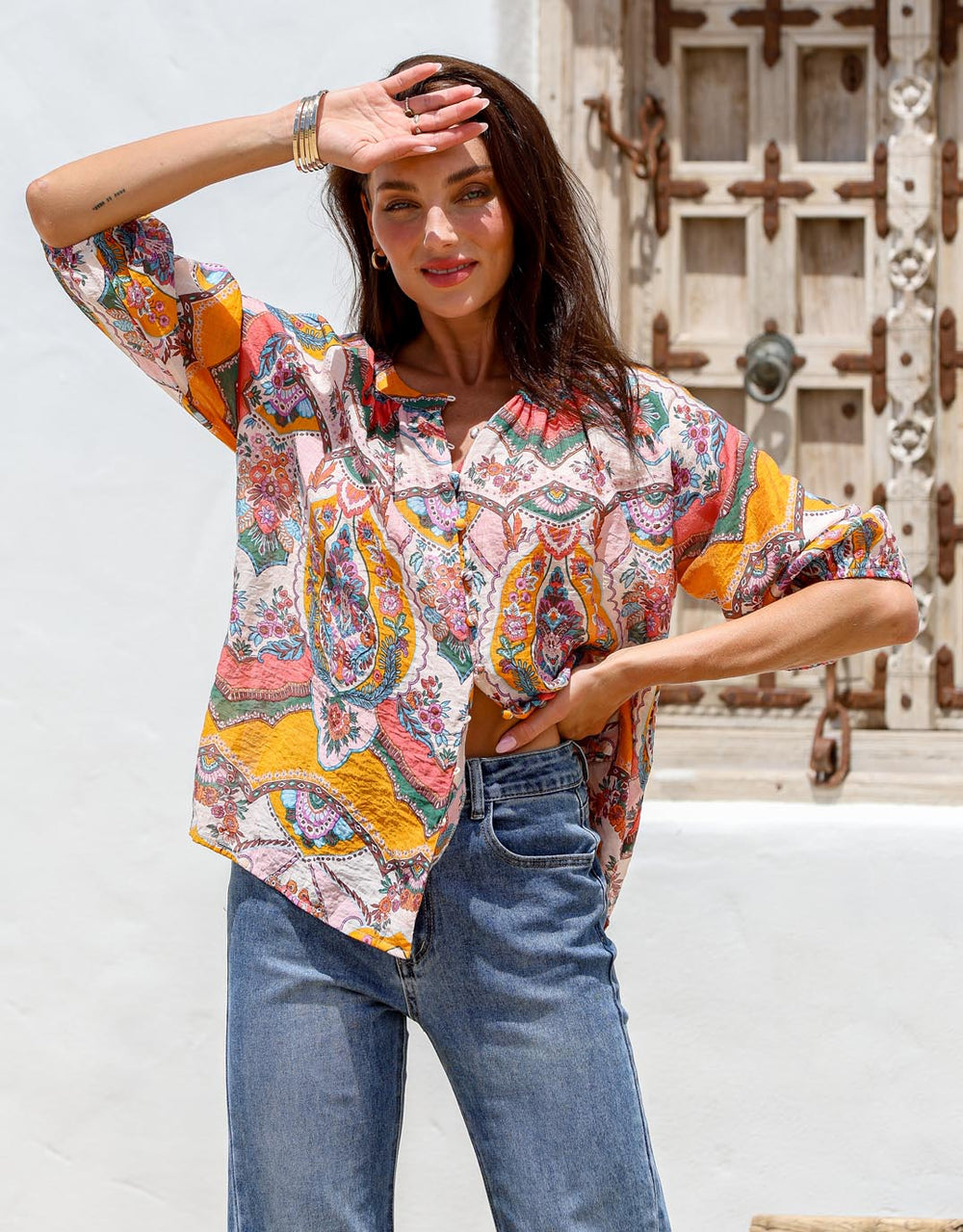 132-fashion-malta-blouse-pink-orange-paisley-womens-clothing