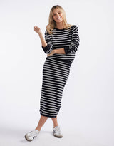132-fashion-mari-skirt-black-white-stripe-womens-clothing