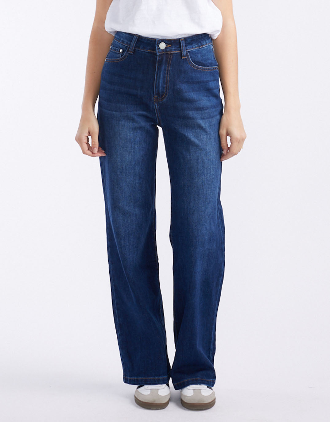 Buy Marlowe Stretch Straight Leg Jean Dark Wash 132 Fashion for