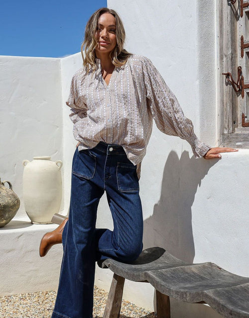 132-fashion-mila-heart-stripe-blouse-latte-white-womens-clothing