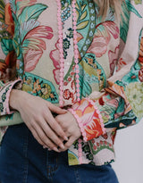 132-fashion-tropezena-lace-trim-blouse-pink-green-womens-clothing