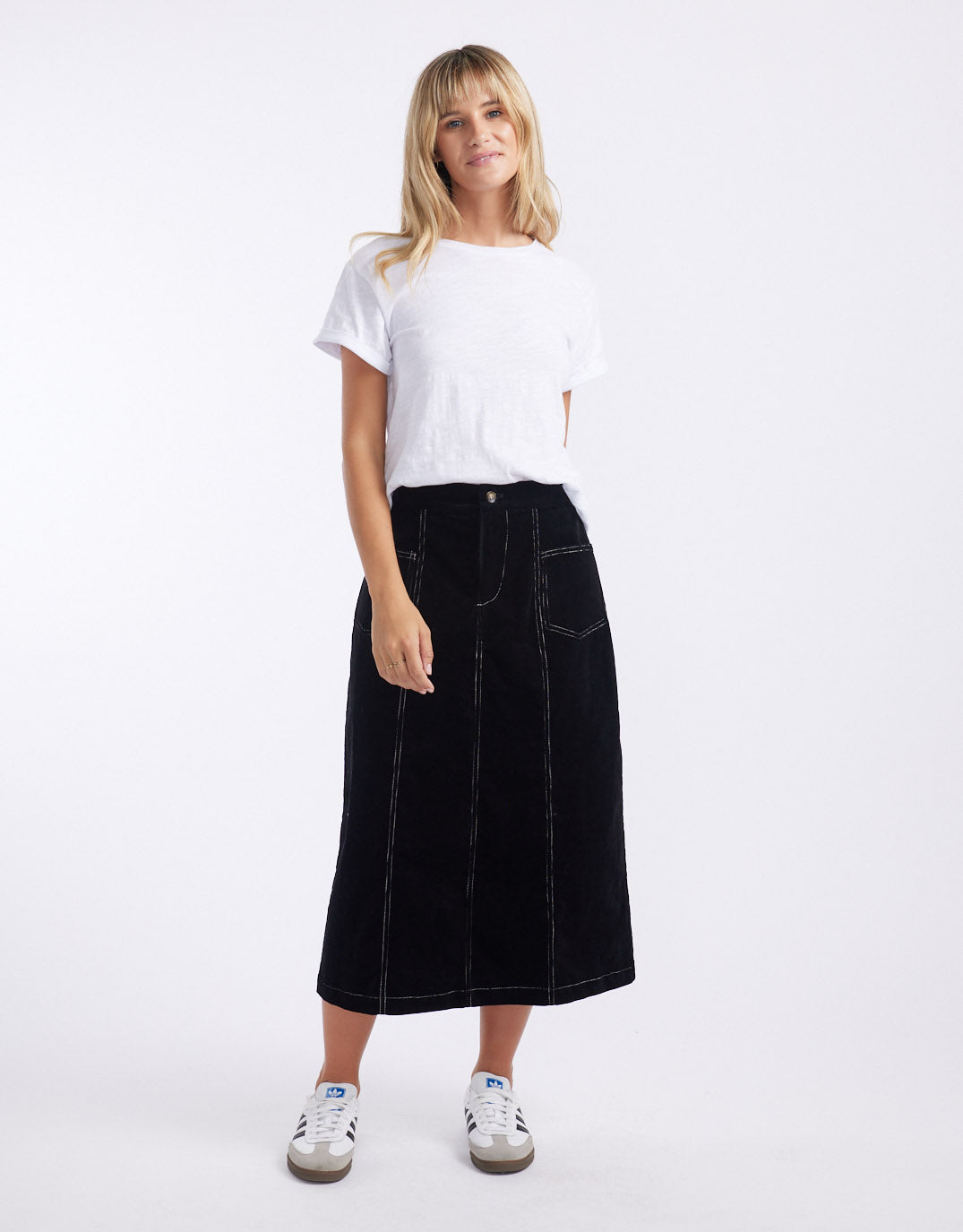 365-days-bonnie-cord-skirt-black-womens-clothing