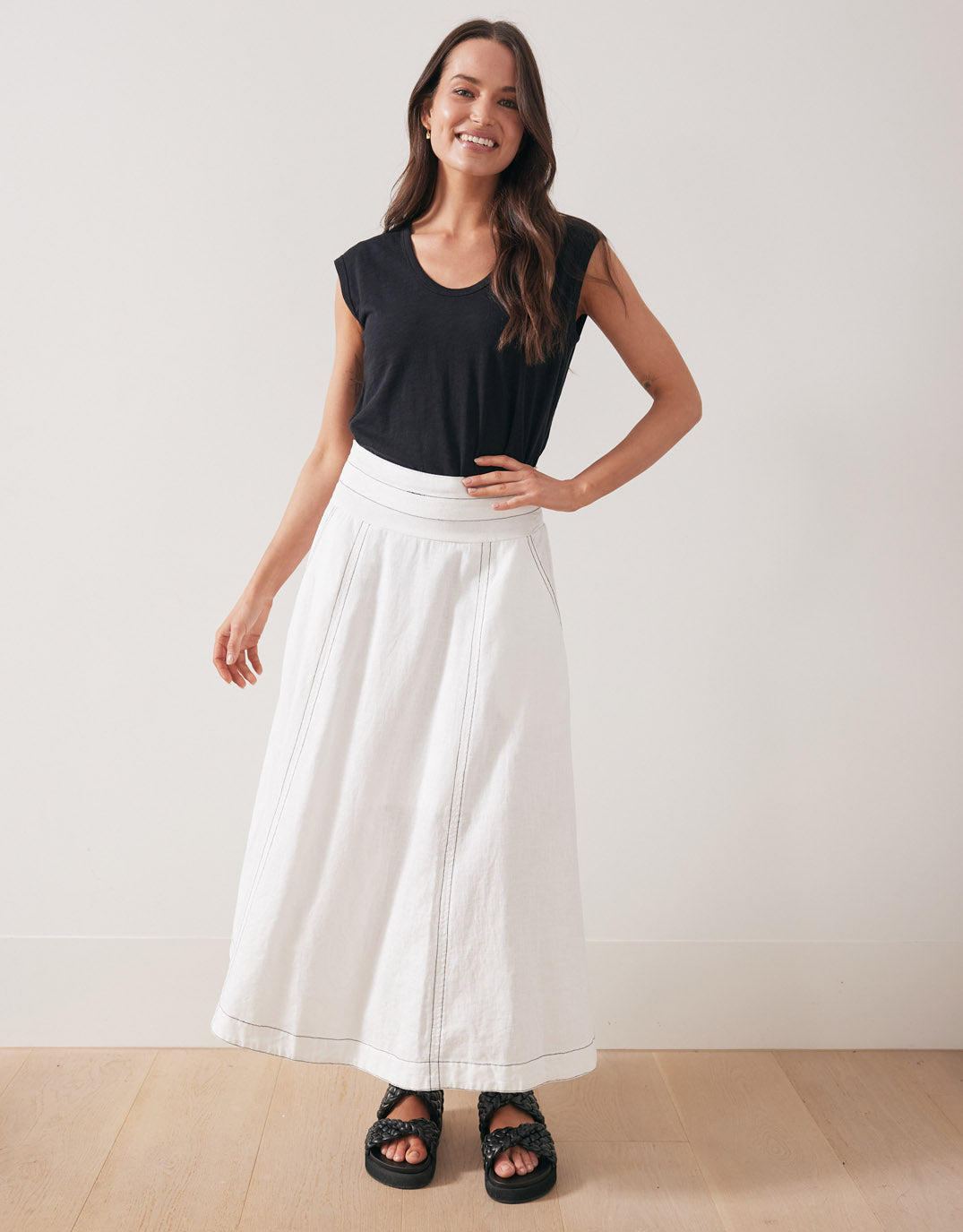 365-days-dakota-linen-midi-skirt-white-womens-clothing