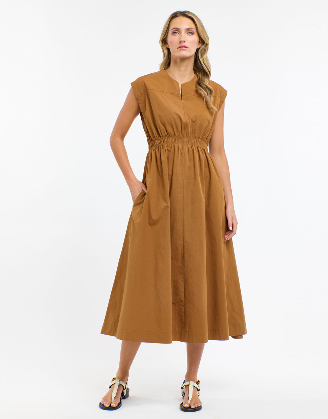 butterscotch tank midi dress Buy Cooper Cotton Dress - Butterscotch 365 Days for Sale Online Australia
