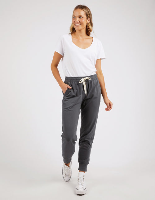 Wash Out Lounge Pants - Charcoal