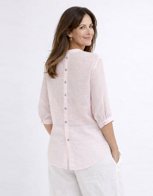Allegra Linen Shirt - Ballet Pink