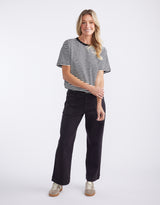 Catalina Wide Leg Jeans - Black