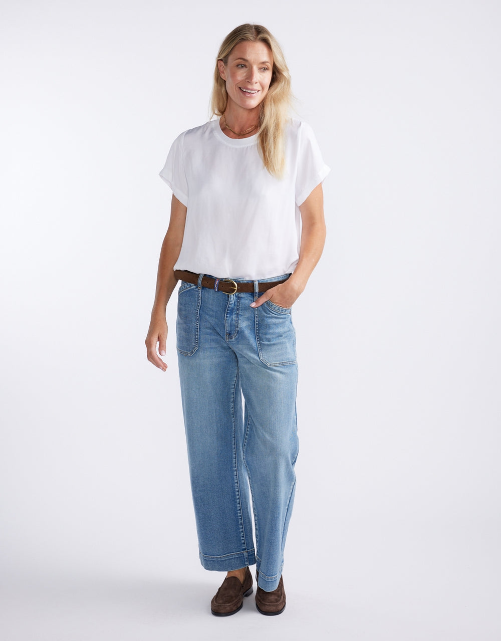 Drape Tee - White