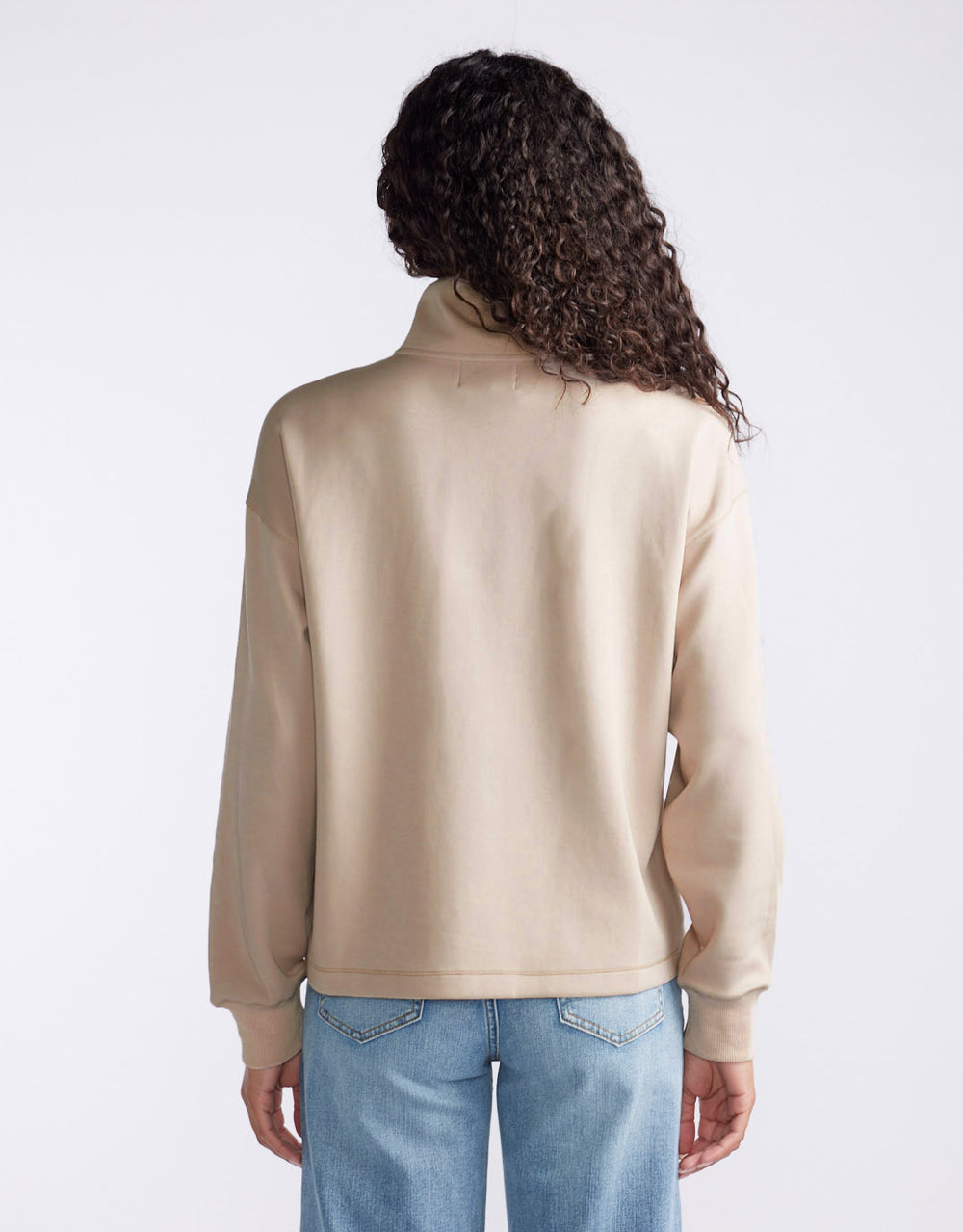 Escape Super Soft Half Zip Top - Stone