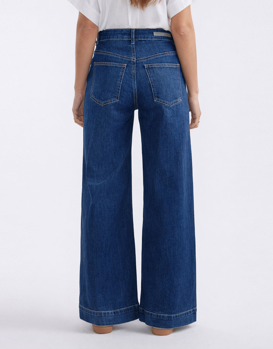Ellery Stretch Straight Leg Jeans - Dark Wash