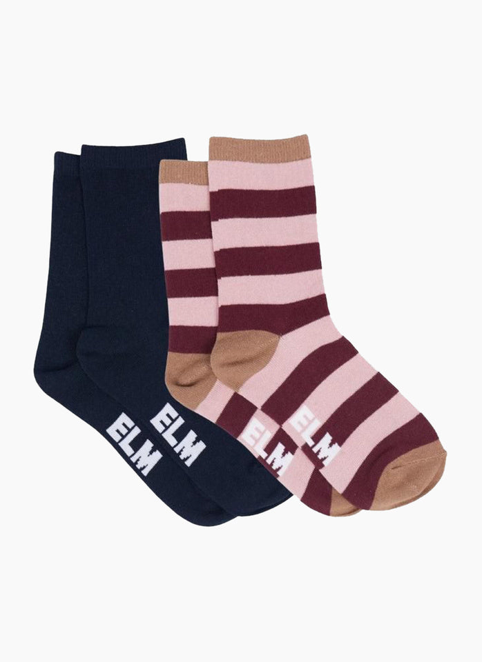 Pippa Ankle Socks 2 Pack - Multi