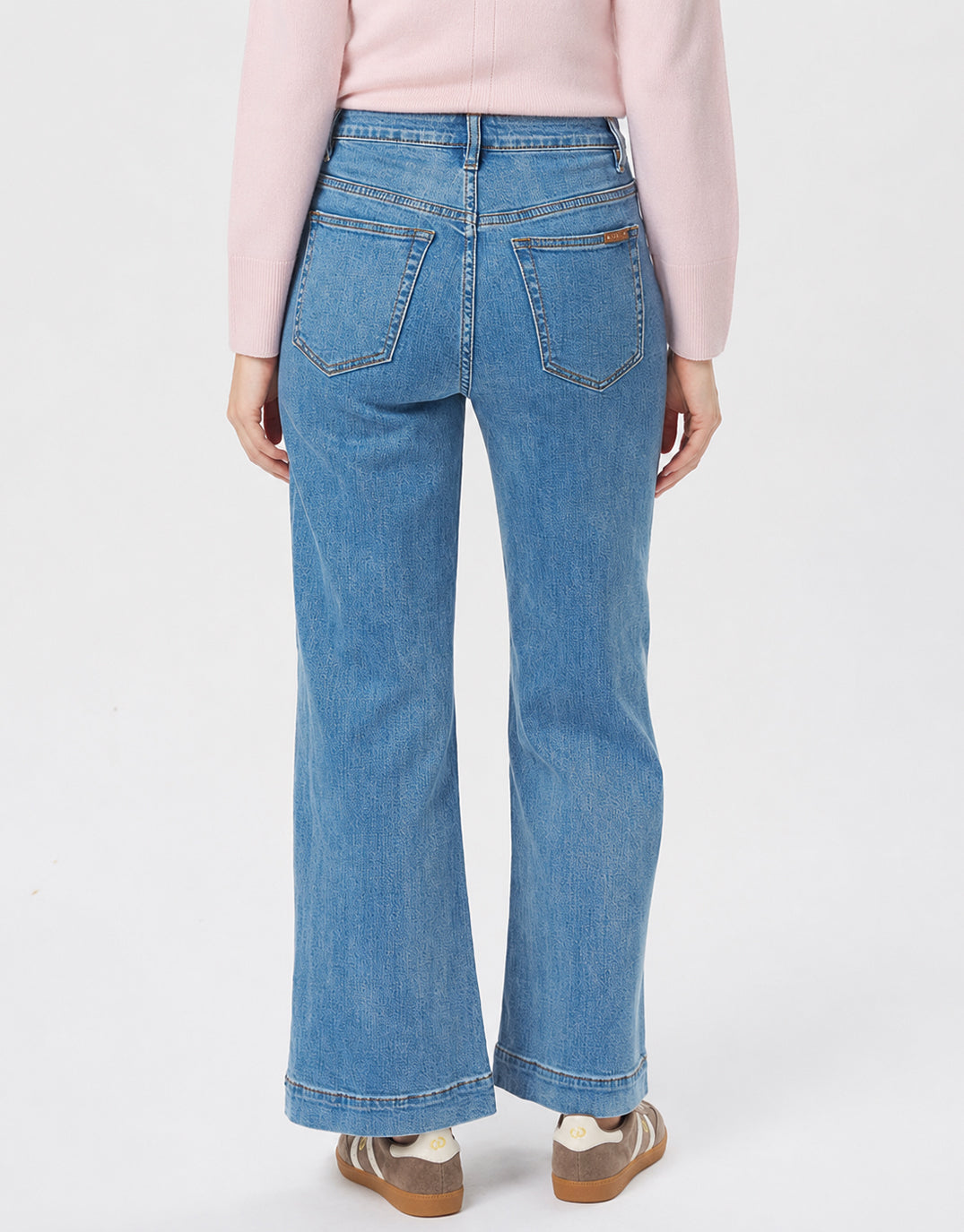 Freya Scallop Jean - 70's Blue