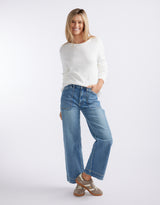 Harper Sweater - White