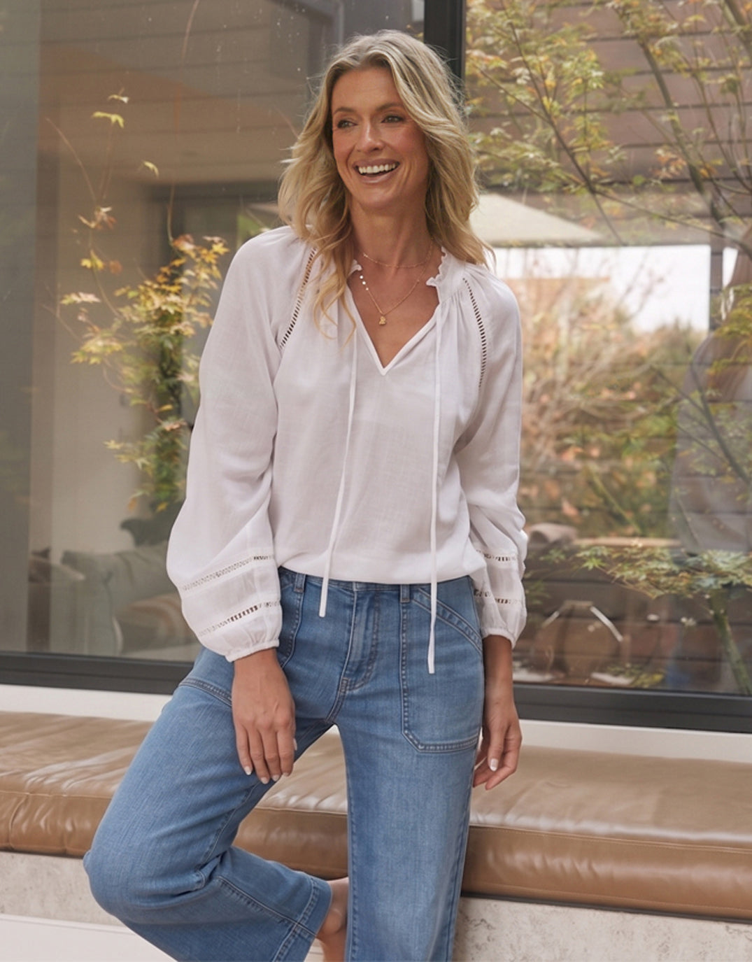 Isabelle Blouse - White
