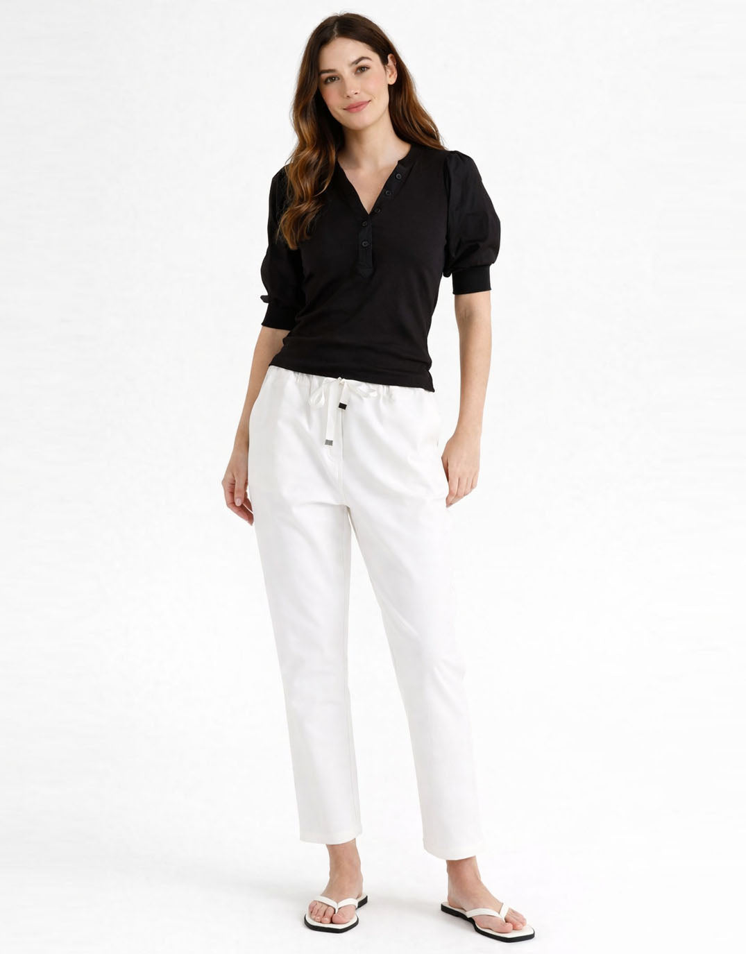 Kenzie Jogger - White