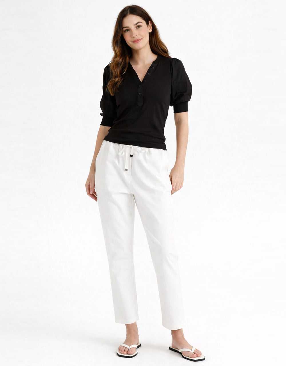 Kenzie Jogger - White