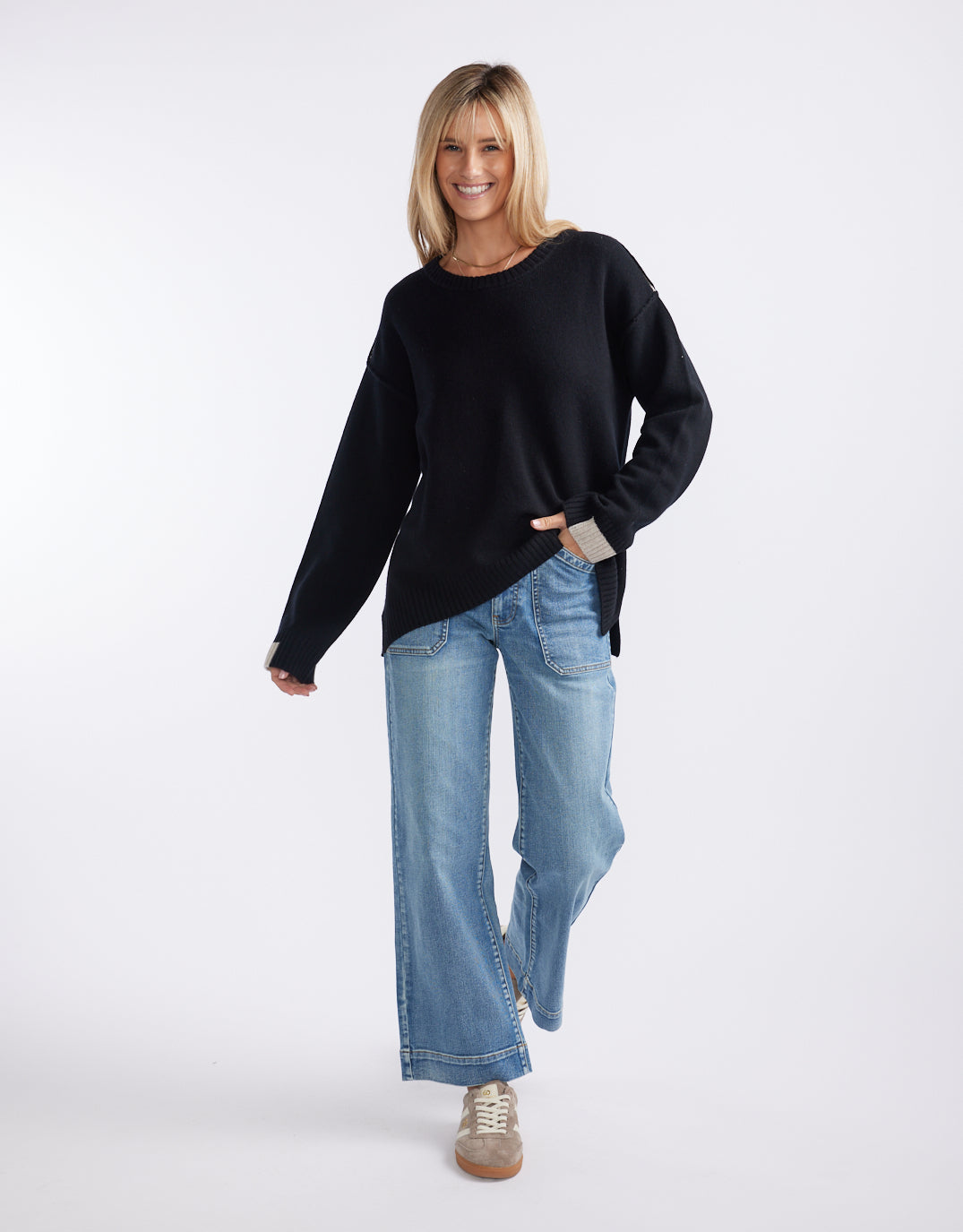 Marais Wool Cashmere Knit - Black