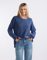 Marais Wool Cashmere Knit - Denim