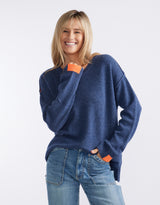 Marais Wool Cashmere Knit - Denim