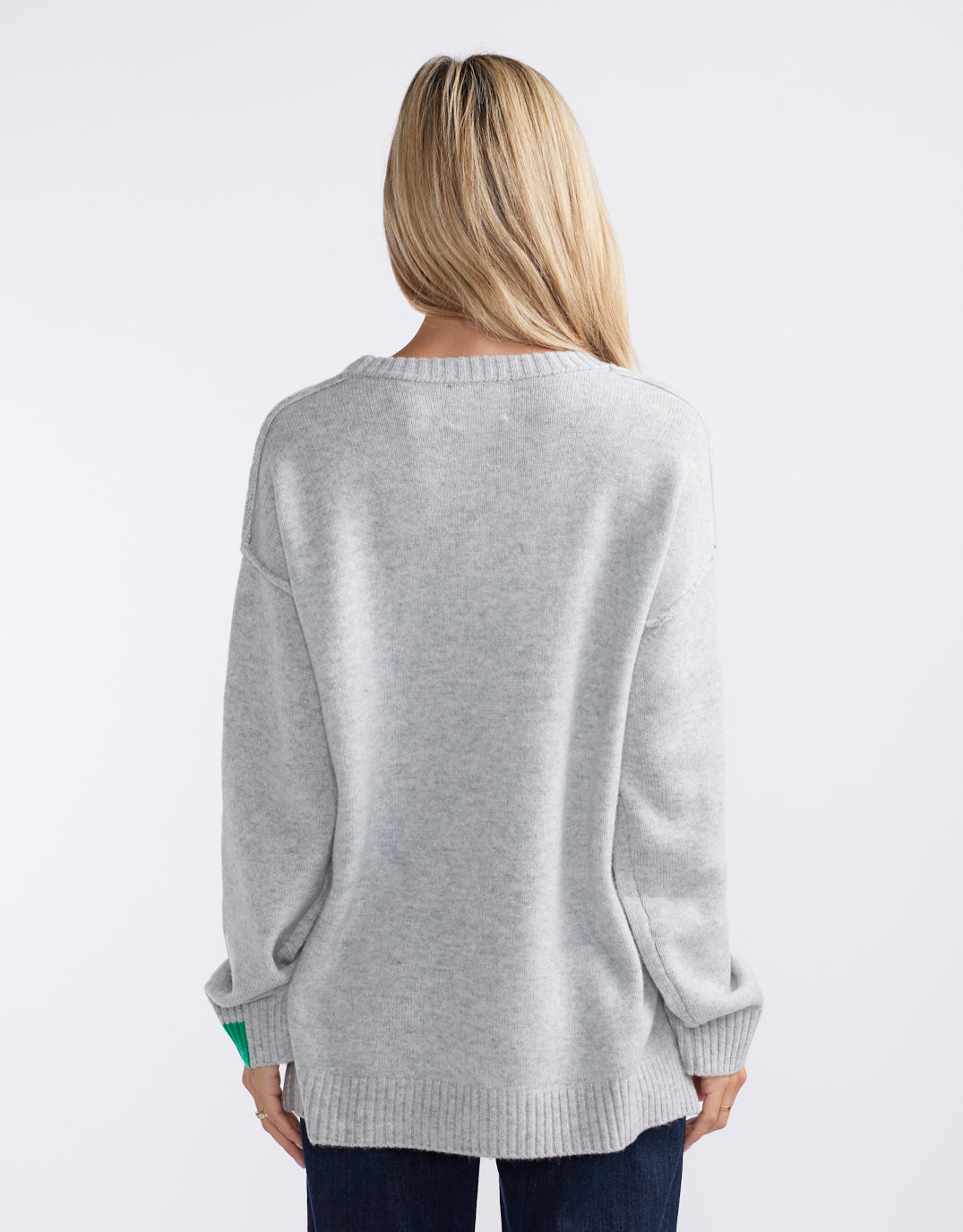 Marais Wool Cashmere Knit - Grey Marle