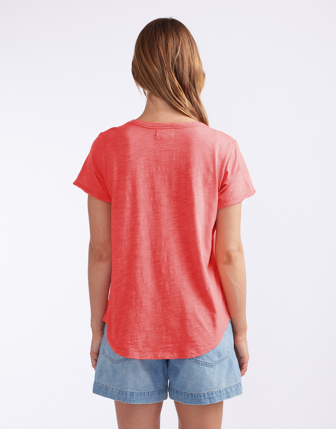 Original Round Neck Tee - Poppy