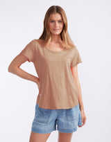 Original Round Neck Tee - Mocha