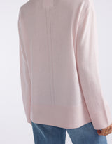 Riviera Wool Cashmere Knit - Ice Pink
