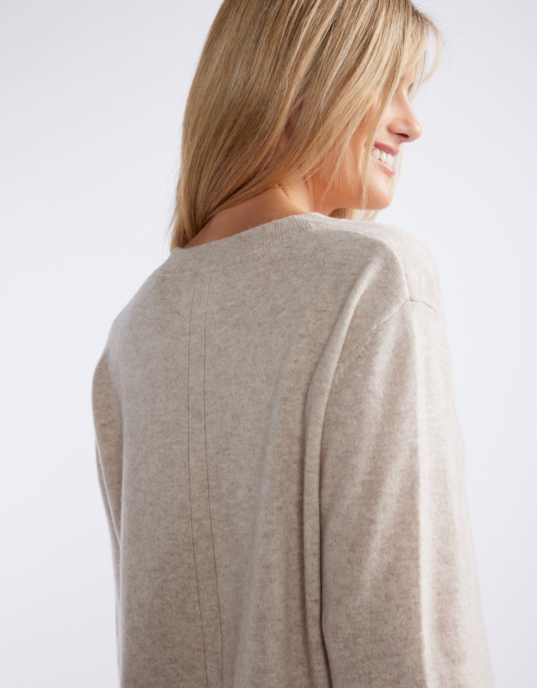 Riviera Wool Cashmere Knit - Oat