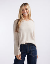 Riviera Wool Cashmere Knit - Oat