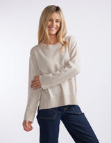 Riviera Wool Cashmere Knit - Oat
