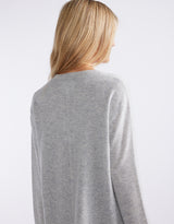 Riviera Wool Cashmere Knit - Grey Marle