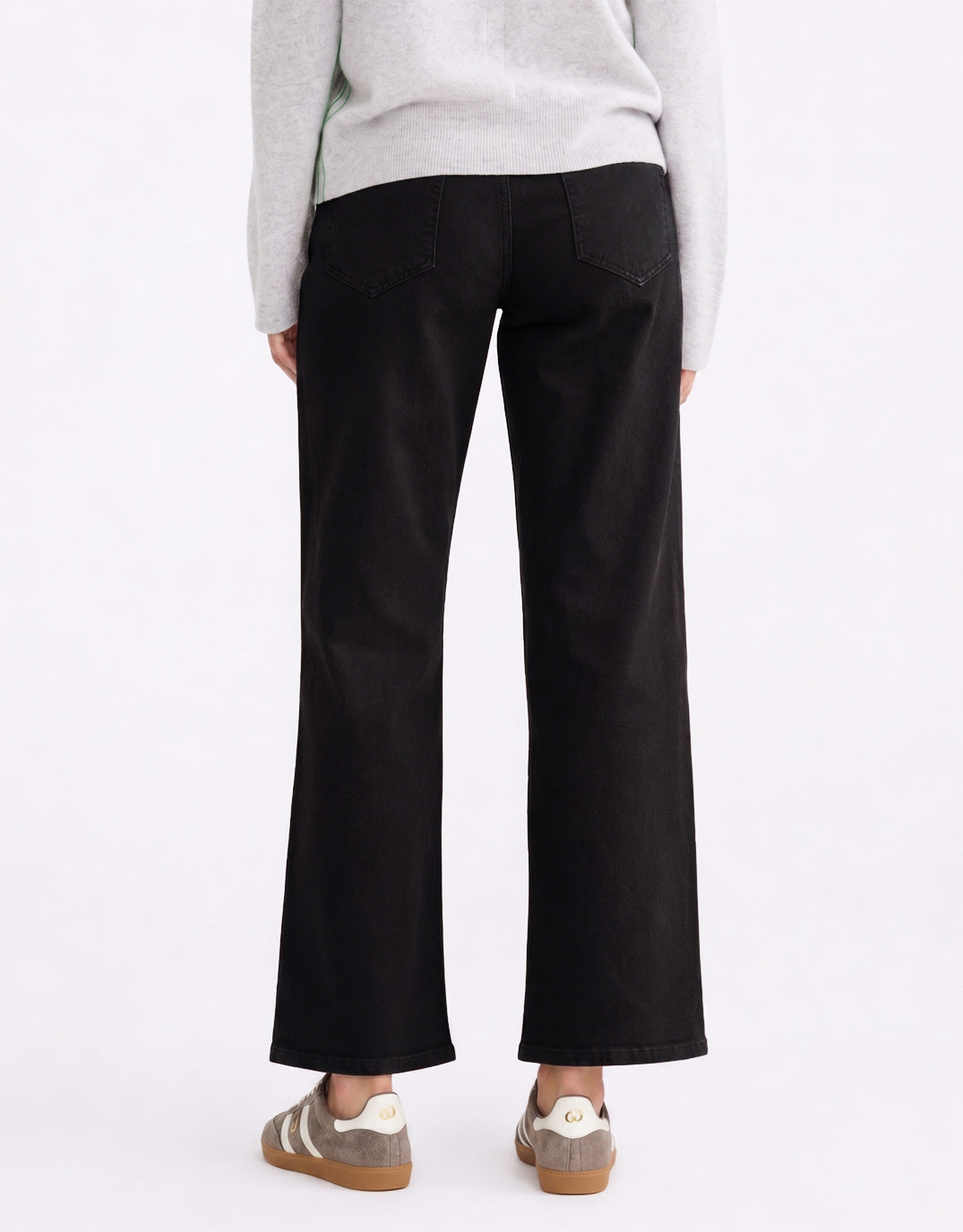 Sophia Cropped Stretch Jean - Black