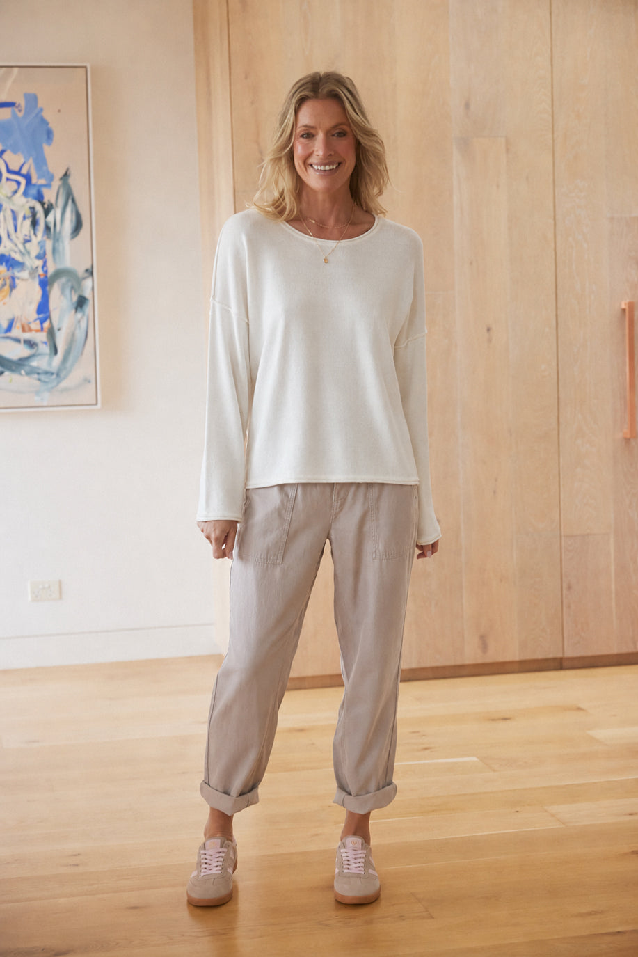 Beach Comber Pant - Stone