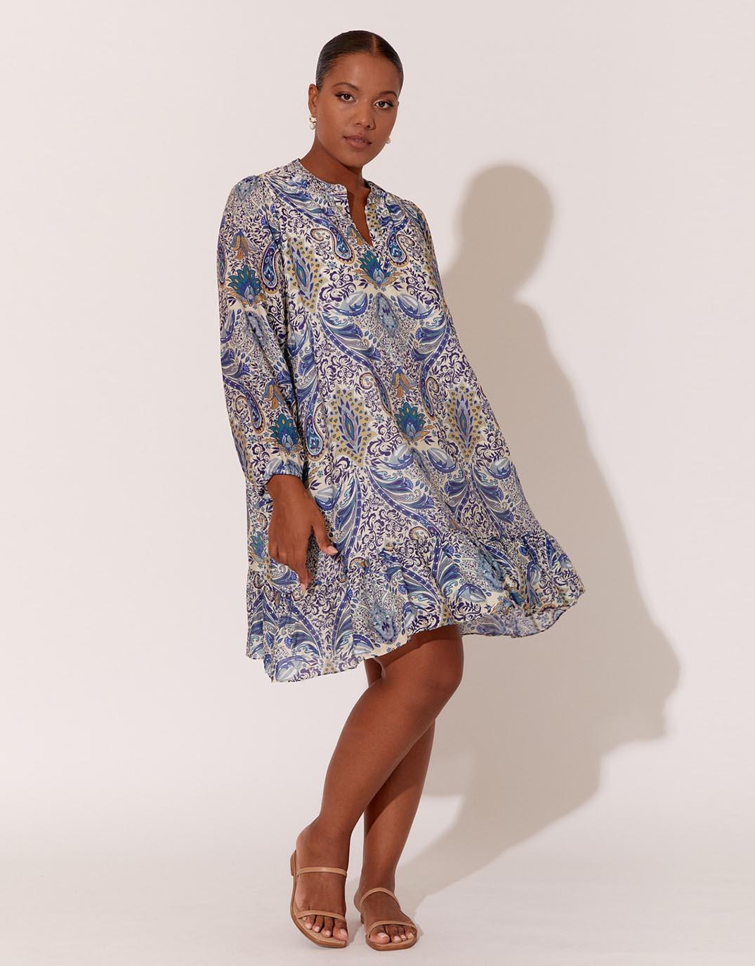 Buy Kat Paisley Dress - Navy Adorne for Sale Online Australia | White & Co.