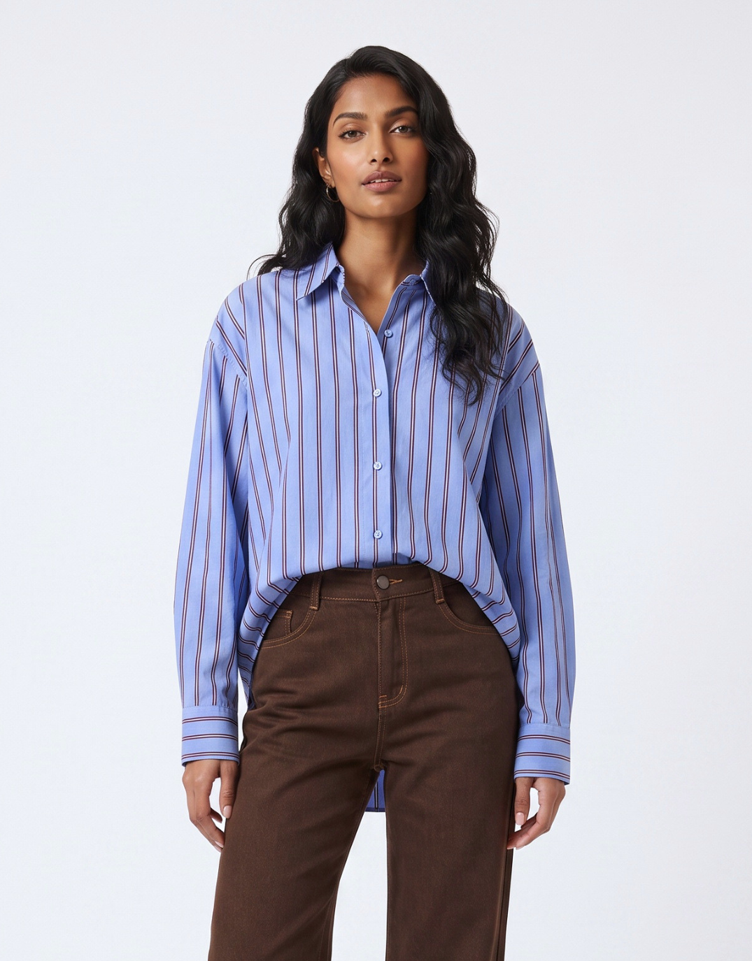 Alba Shirt - Cornflower Blue