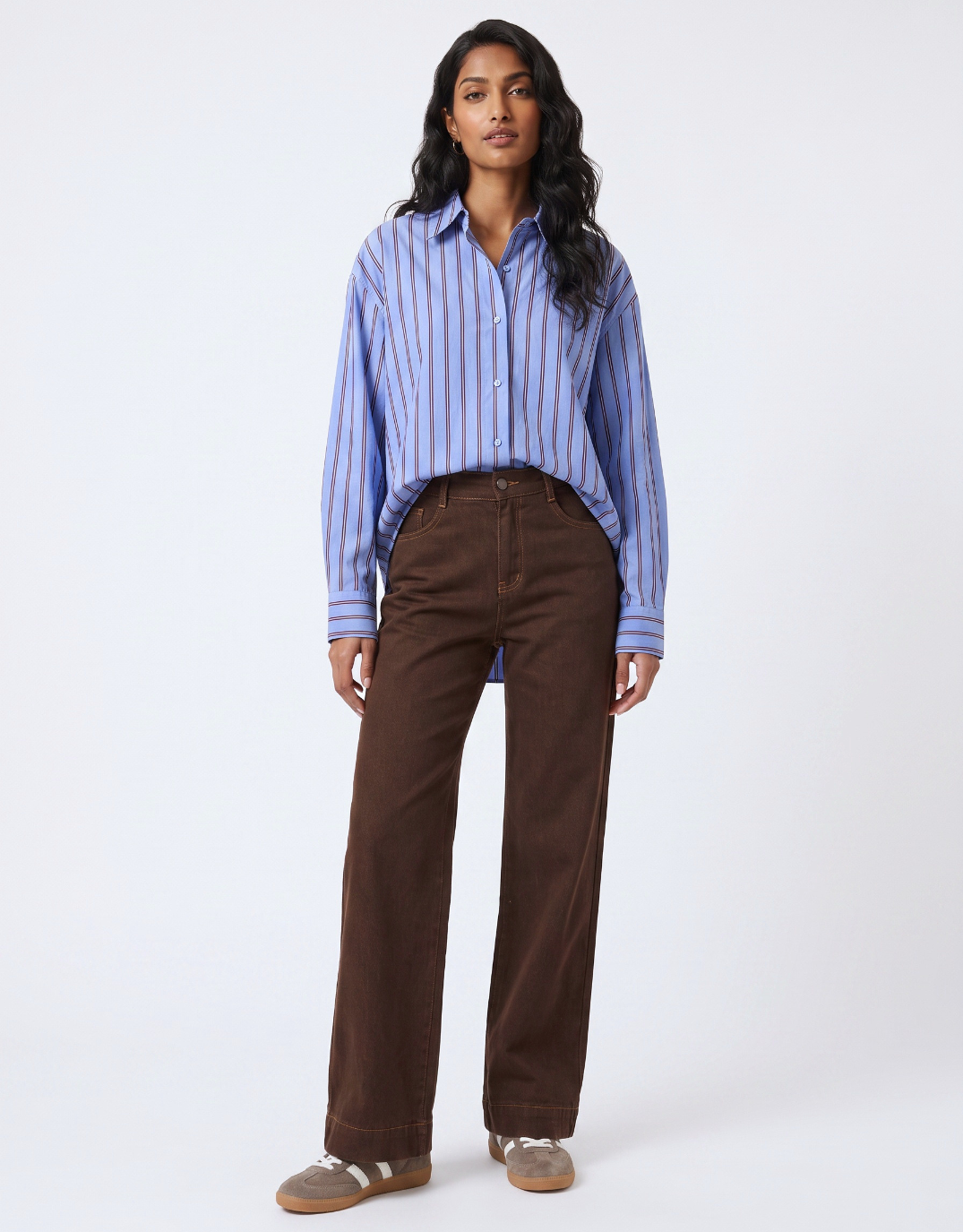 Alba Shirt - Cornflower Blue