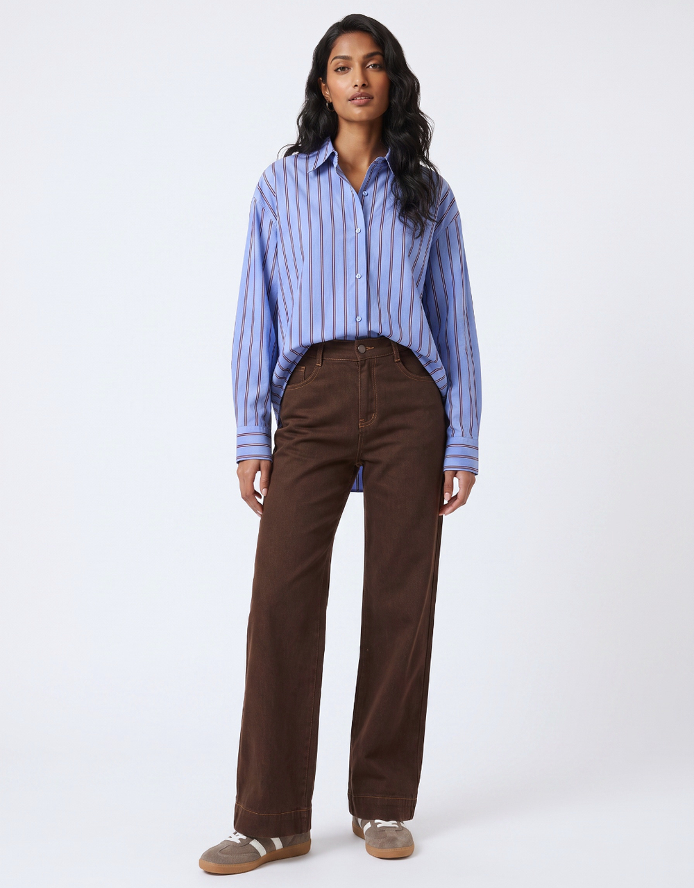 Alba Shirt - Cornflower Blue