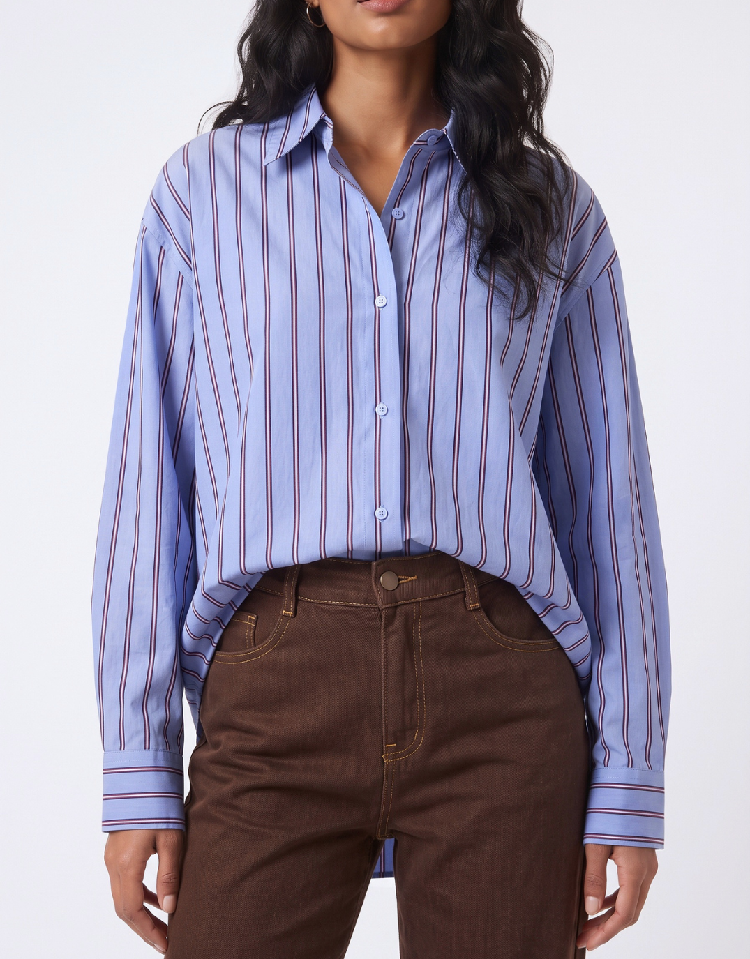 Alba Shirt - Cornflower Blue
