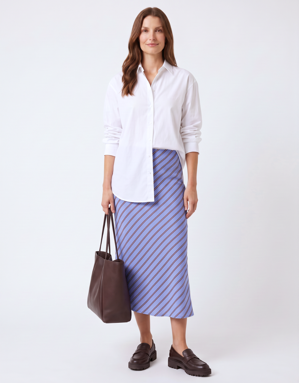 Alba Skirt - Cornflower Blue