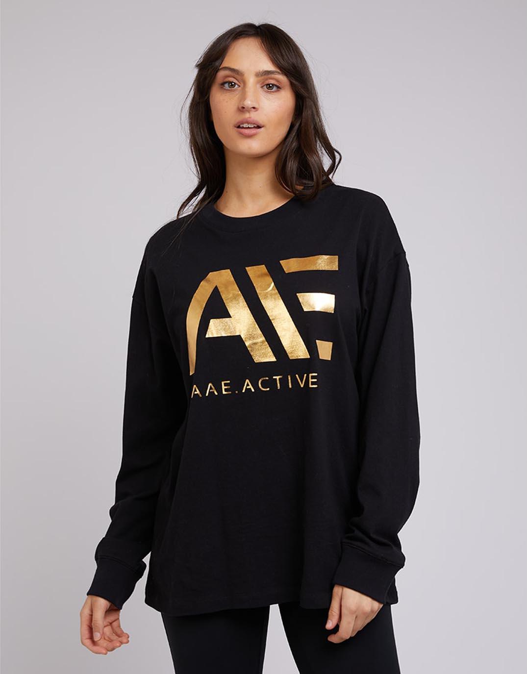 All About Eve - Base Long Sleeve Tee - Black - White & Co Living Tops