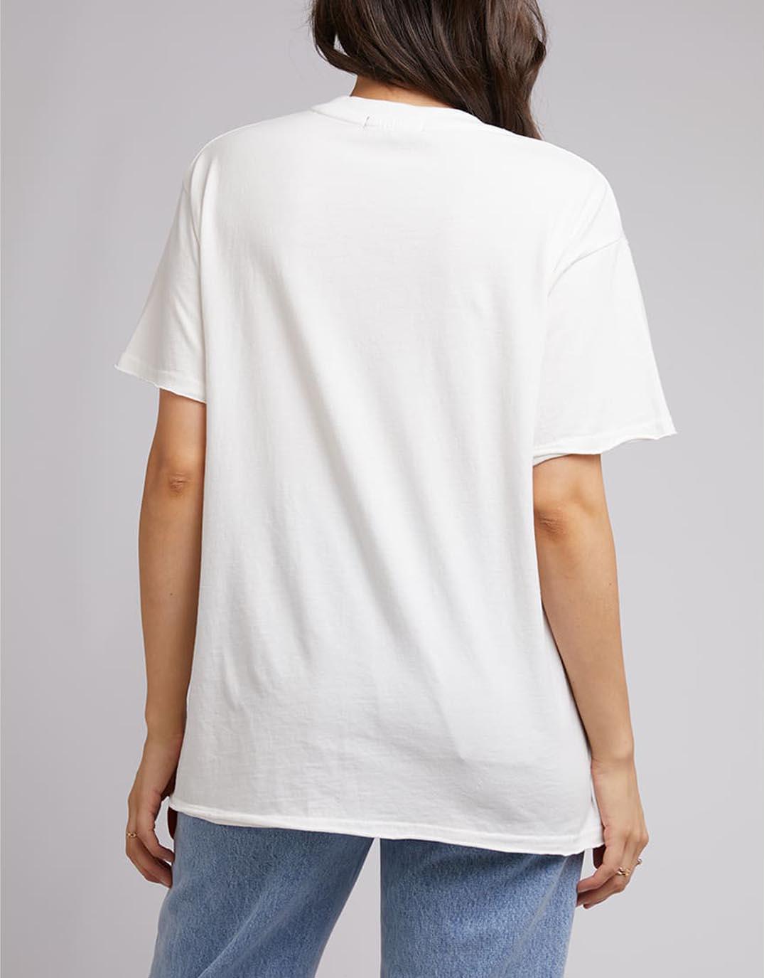 All About Eve - Brooks Tee - Vintage White - White & Co Living Tees & Tanks