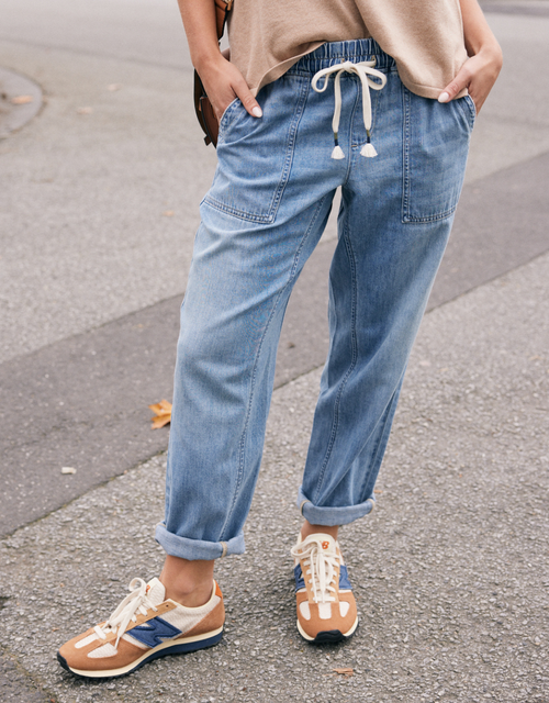 Beach Comber Pant - Mid Wash