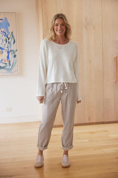 Beach Comber Pant - Stone