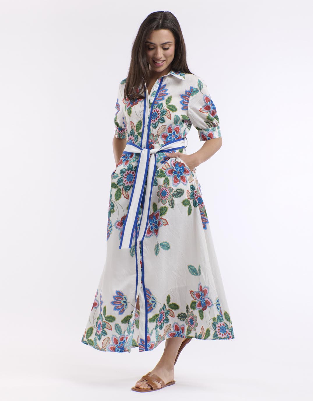 chinese dress ladies Racheal Linen Dress  DonnaDonna.com.au