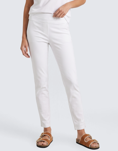 The 24/7 Bengaline Crop Pant - White