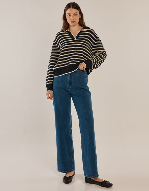 betty-basics-aberdeen-polo-knit-sweat-navy-stripe-womens-clothing