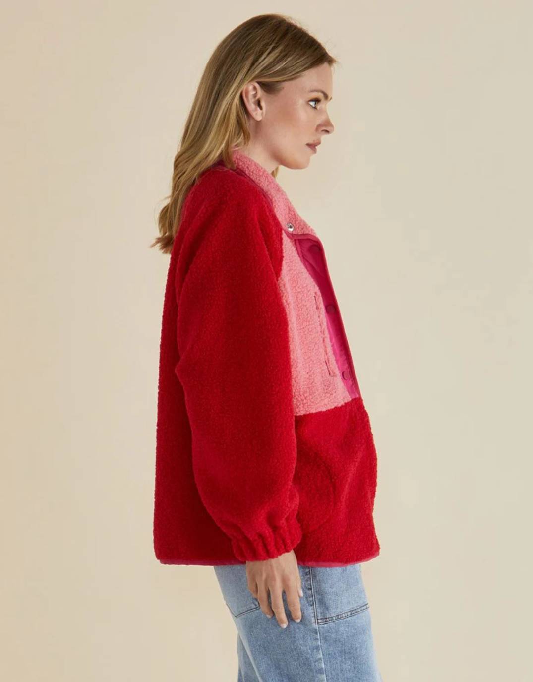 betty-basics-franklin-fleecy-jacket-pink-red-womens-clothing