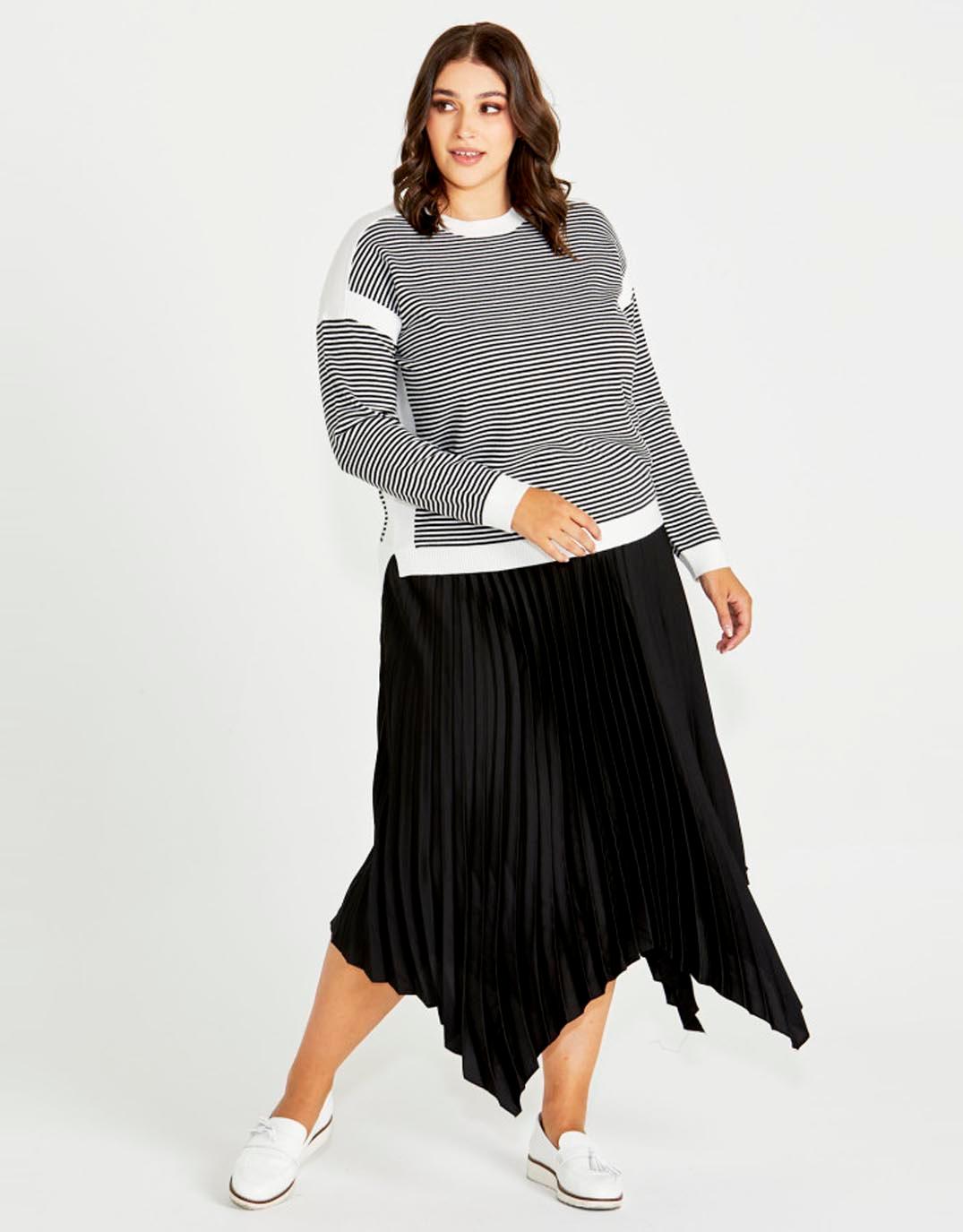 Black pleated 2025 skirt australia