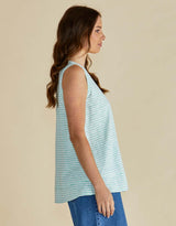 betty-basics-mariah-tank-green-stripe-womens-clothing