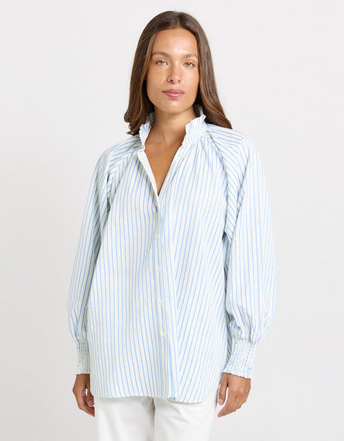 Romi Shirt - Blue Stripe